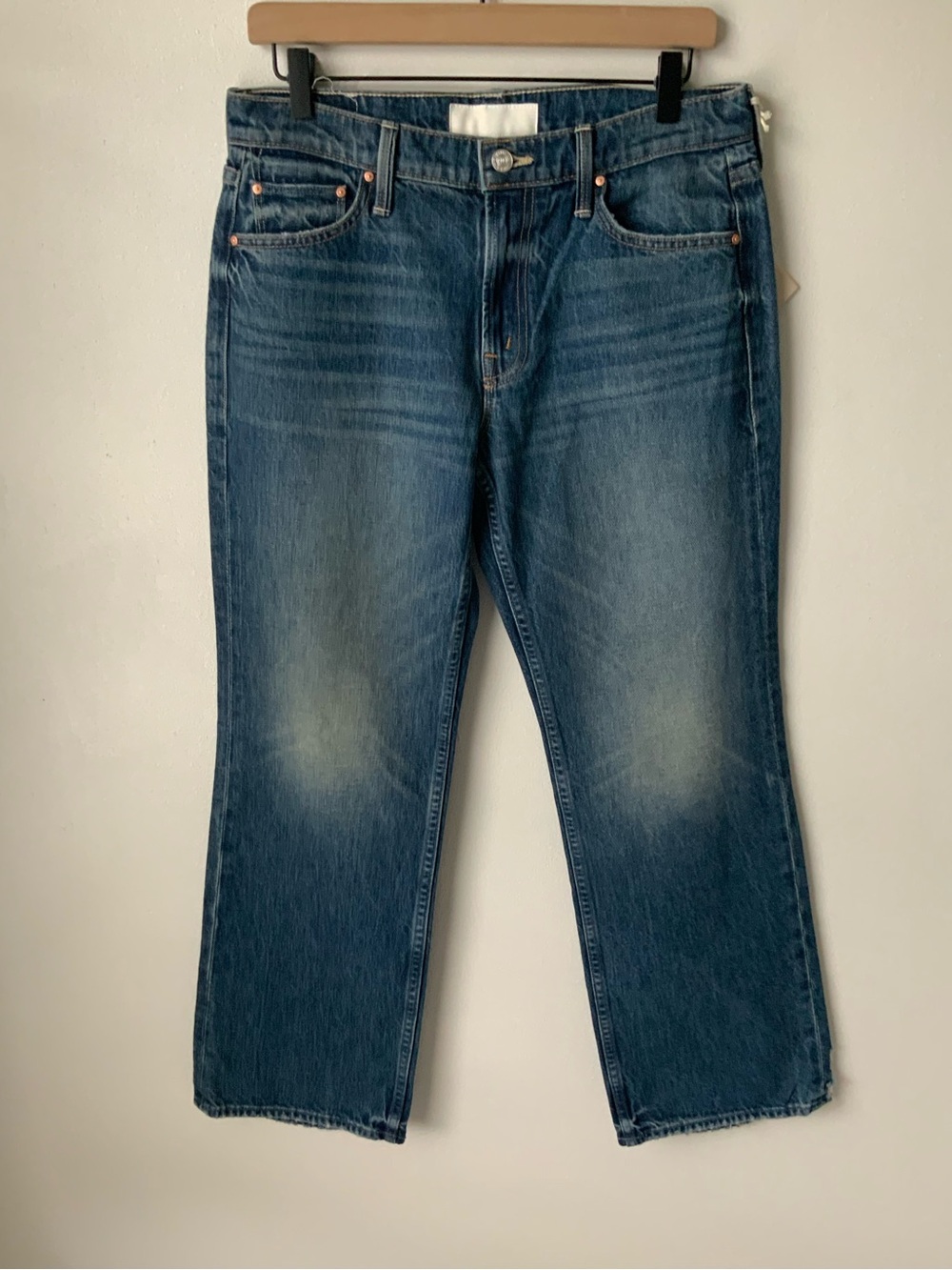 NWT MOTHER SUPERIOR Jeans Lil’ Mother Lil’ Reifler After Midnight Blue Size 29 - Picture 2 of 16